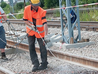 Durable stabilization of track ballast